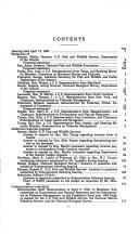 NMFS, FWS, and NBS budgets for FY 1995 by United States. Congress. House. Committee on Merchant Marine and Fisheries. Subcommittee on Environment and Natural Resources.