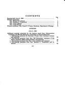 Cover of: Department of energy budget and reorganization: oversight hearing before the Subcommittee on Energy and Mineral Resources of the Committee on Natural Resources, House of Representatives, One Hundred Third Congress, first session ... hearing held in Washington, DC, June 8, 1993.