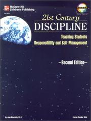 Cover of: 21st Century Discipline  by Jane Bluestein