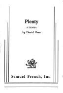 Cover of: Plenty by Hare, David