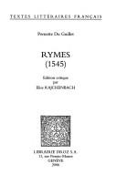 Cover of: Rymes (1545)