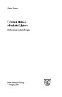 Heinrich Heines "Buch der Lieder" by Karin Sousa