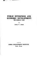 Public enterprise and economic development by Leroy P. Jones