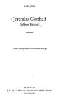 Cover of: Jeremias Gotthelf (Albert Bitzius)