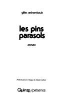 Cover of: Les pins parasols: roman