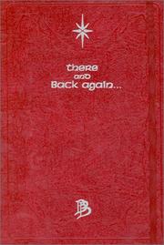 Cover of: There and Back Again...: A Journal (The Lord of the Rings : the Fellowship of the Ring)