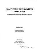 Computing Information Directory, 1996 by D. M. Hilderbrandt