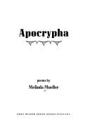 Cover of: Apocrypha: poems