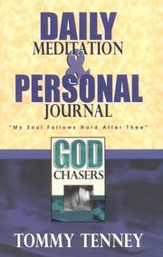 Cover of: God Chasers Daily Journal: My Personal Record of the Chase