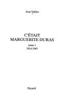 Cover of: C'était Marguerite Duras by Jean Vallier