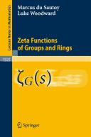 Cover of: Zeta functions of groups and rings