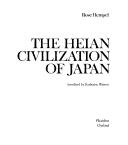 Cover of: The Heian civilization of Japan by Rose Hempel