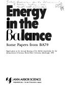 Cover of: Energy in the balance by 