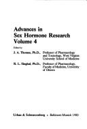 Cover of: Advances in sex hormone research | 