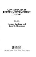 Cover of: Contemporary poetry meets modern theory