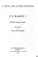 Cover of: C.F. Ramuz.