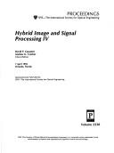 Cover of: Hybrid image and signal processing IV: 7 April 1994, Orlando, Florida