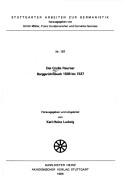 Das Grosse Rauriser Berggerichtsbuch by Ludwig, Karl-Heinz