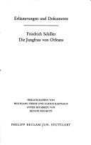 Cover of: Friedrich Schiller, Die Jungfrau von Orleans