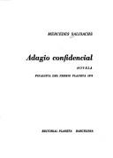 Cover of: Adagio confidencial: novela