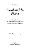 Buchhandels- Ploetz by Gerd Schulz