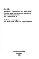 Cover of: Karibik: Wirtschaft, Gesellschaft und Geschichte : Referate des 4. interdisziplinären Kolloquiums der Sektion Lateinamerika des Zentralinstituts 06