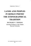 Cover of: Lands and peoples in Roman poetry: the ethnographical tradition