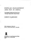 Cover of: Popular management and pay in China by Roberto M. Bernardo
