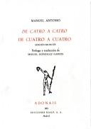 Cover of: De catro a catro by Manoel-Antonio