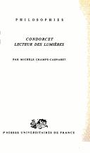 Cover of: Condorcet, lecteur des Lumières