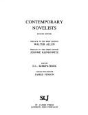 Cover of: Contemporary novelists