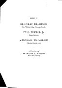 Cover of: Eighteenth-century English literature by edited by Geoffrey Tillotson, Paul Fussell, Jr., Marshall Waingrow ; with the assistance of Brewster Rogerson.