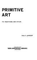 Cover of: Primitive art by Paul S. Wingert