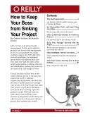 Cover of: How to keep your boss from sinking your project