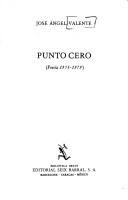 Cover of: Punto cero: poesía 1953-1979