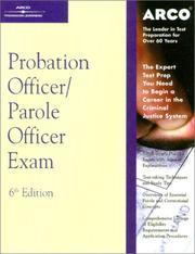 Master Probation Officer/Parole Officer by Arco
