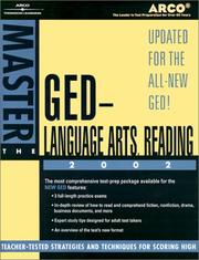 Cover of: Master the GED, 2002. by Arco Publishing