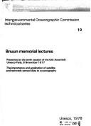 Cover of: Bruun memorial lectures presented at the tenth session of the IOC Assembly, Unesco, Paris, 8 November 1977 by 