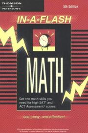 Cover of: In-a-Flash: Math, 5E (In a Flash Math)