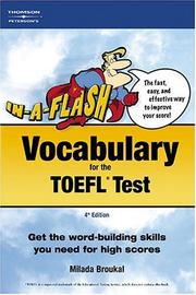 Cover of: In-a-Flash:  Vocabulary for the TOEFL Exam (In a Flash : Vocabulary for the Toefl Test)