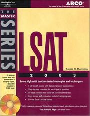 Cover of: Arco Master the LSAT by Arco