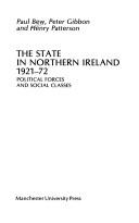 The state in Northern Ireland, 1921-72 by Paul Bew