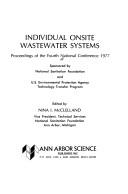 Cover of: Individual onsite wastewater systems: proceedings of the fourth national conference, 1977