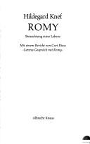 Romy by Hildegard Knef