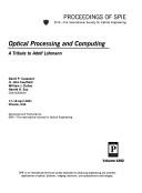 Optical processing and computing by David Paul Casasent