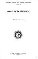 Cover of: Annals index (1960-1974)
