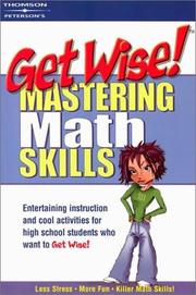 Cover of: Get Wise! Mastering Math Skills, 1st edition (Get Wise Mastering Math Skills) by Arco