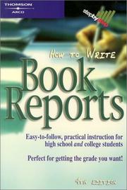 Cover of: How to write book reports.