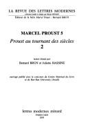 Cover of: Proust au tournant des siècles.