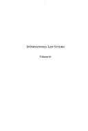 Cover of: International law challenges: homeland security and combating terrorism